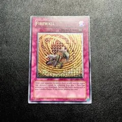 遊戯王カード 英語版 ファイヤーウォール FOTB レリーフ アンリミ