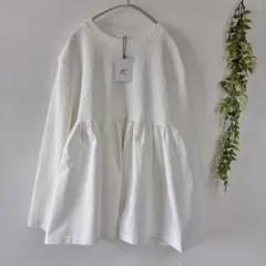selectshop K Volume flare pullover ペプラムのサムネイル
