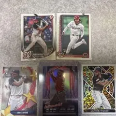 最新版含む！ topps 2025 James Wood ルーキー 5枚セット - メルカリ
