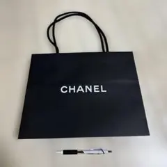 CHANEL 黒 ショッパー 中