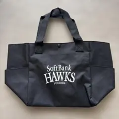 福岡ソフトバンクホークス　23CHオリジナルミニトートバッグ ブラック黒