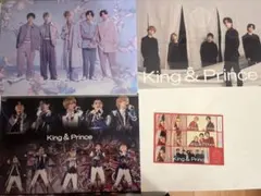 King & Prince クリアファイル、クリアポスター2点、ステッカー
