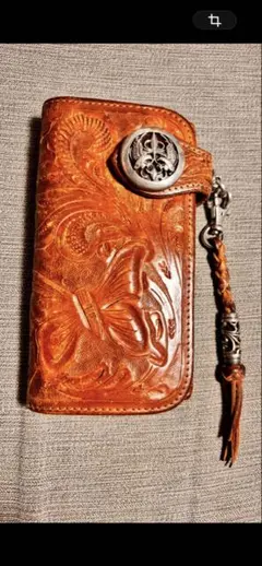 ALZUNIカービング.バイカーズカスタムウォレット