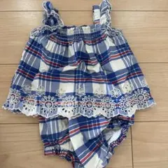 baby GAP チェック柄 ワンピース 6-12ヶ月のサムネイル