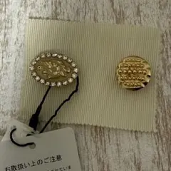 ROPÉ ゴールドブローチ 2点セット