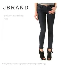 J BRAND スキニーデニム インディゴ　23インチ　ローズバッド　定番のサムネイル