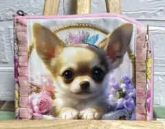 1000円均一 両面フラットポーチ ダックスちゃん - メルカリ