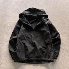 GU マウンテンパーカー ハーフジップジャケット ブラック アウトドア レジャー
