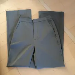 フレアパンツ グレー