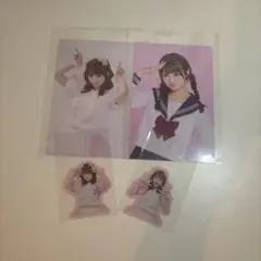 Pixel Ribbon 鹿野ななみ ブロマイド&ステッカーセット