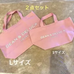 【２点セット最安】DEAN＆DELUCA ハワイ限定　トートバック　ピンク