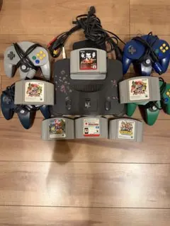 【即日発送】Nintendo 64 本体 コントローラー4個 ソフト6本セット