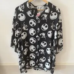 新品タグ付き ディズニー ナイトメア ジャック シャツ 3L ハロウィン アロハ