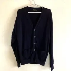 EX-Club RENOWN メンズ カーディガン ネイビー L