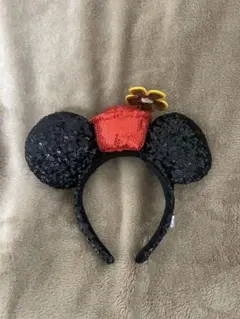 ディズニースパンコールミニーカチューシャ（お花）