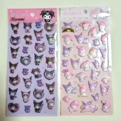 ぷくっとシール クロミ マイメロディ＆クロミ 2セット