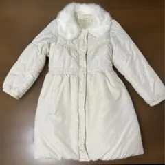 【美品】 Catherine Cottage 白 アイボリー 中綿コート 160