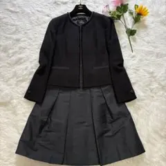✨極美品✨23区 スカートスーツ　セットアップ　セレモニー　ノーカラー　ツイード
