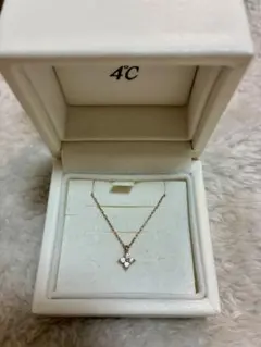 4℃ K10 ネックレス ピンクゴールド