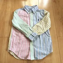 Ralph Lauren マルチカラー ストライプ 長袖シャツ