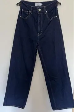 AZUL BY MOUSSY ワイドストレートデニムパンツ インディゴ Mサイズ