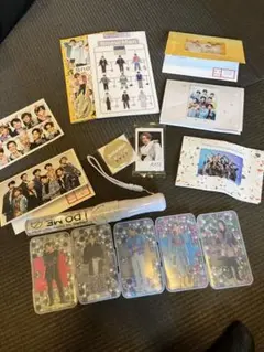 美品Snow Man 目黒蓮　ビーズケース付きアクスタ5体セット　おまけつき