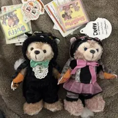値下げ【タグ付き・未使用】ダッフィー＆シェリーメイ ぬいぐるみバッチ