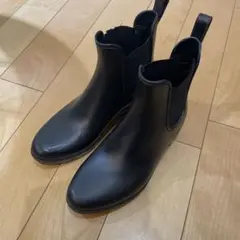 엔젤 핏 레인 부츠 사이드 고어 블랙 21-22cm