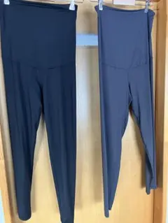 マタニティパンツ 2色セット ハイウエスト　エアリズム