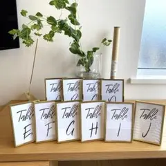 ゴールドフォトフレーム 10セット　ウエディングフォト