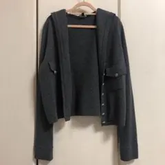 限定値下げ シャネル 新品 希少 カシミヤ100正規品 品番ありカーディガンのサムネイル