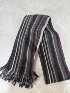 Paul Smith ストライプマフラー ウール100%