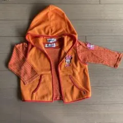 ミニーちゃんのパーカーベスト&長袖