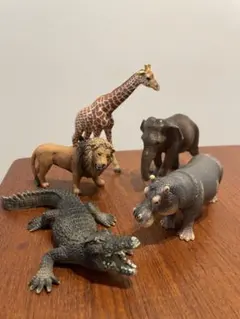 【Schleichシュライヒ】サバンナ動物フィギュア5体セットのサムネイル