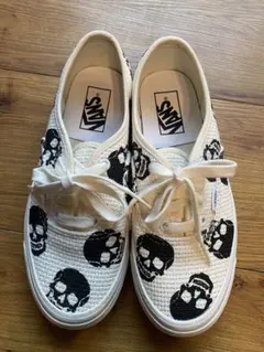 VANS スニーカー スカル柄 24cm
