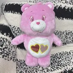 ケアベア きらきらBIGぬいぐるみ グッドラックベアピンク
