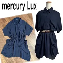 最終値下げ❣️mercury Lux♡シフォン　チュニックワンピースのサムネイル