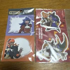 付箋セット POKÉMON TRAINERS Off Shot!　ダンデ　キバナ