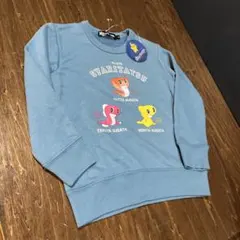 【新品☆サイズ110】ポケモン★トレーナー★シャリタツ　春秋用　ターコイズ