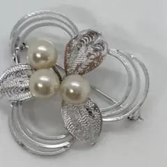 1014 真珠　パール　ブローチ