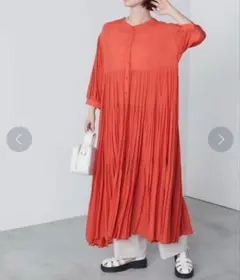 【forksy.】ティアード ロングワンピース