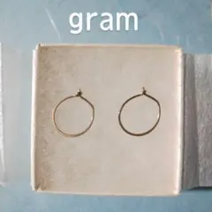 鎌倉gram(グラム) K10フープピアス