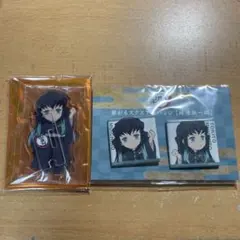 鬼滅の刃 時透無一郎 繋がるランダムアクリルスタンド 繋がるスクエア缶バッジ