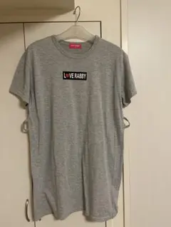 LOVE RABBY Tシャツ グレー　J-M 155-165cm
