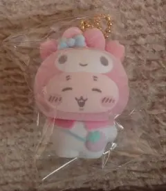 ちいかわ　サンリオ　フロッキーマスコットチャーム　古本屋　マイメロディ