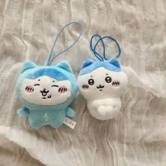 ちいかわ ハチワレ ガチャガチャ ぬいぐるみbig4 お座り パジャマ