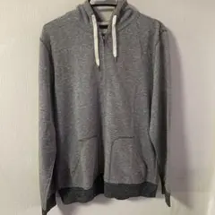 OSH KOSH 【古着】グレー フルジップパーカー サイズXL