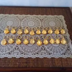 貝殻型カーテン留め具 リング20個セット￥1900送料込み