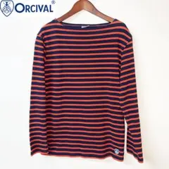 オーシバル　ORCIVAL ヘビーコットン　ボーダーロンTのサムネイル