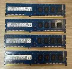 SK hynix 16GB 4GB 4枚組 PC3-12800 DDR3メモリ